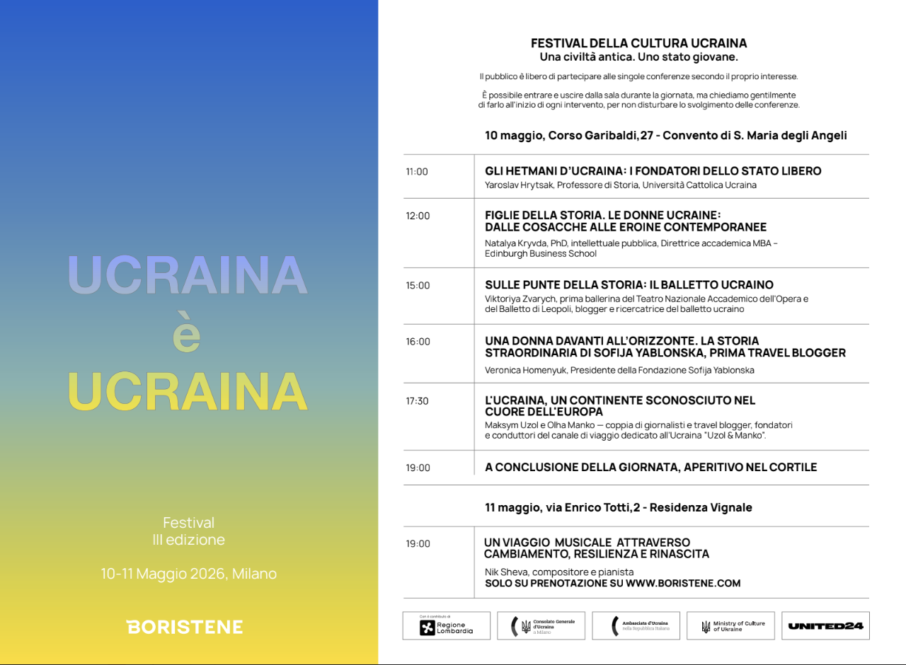 A Milano un festival per celebrare la cultura Ucraina