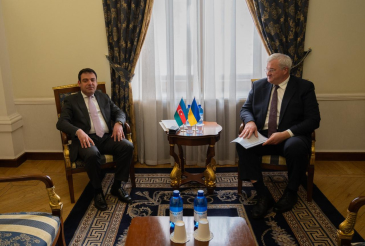 міністерство закордонних справ україни - андрій сибіга провів зустріч з послом азербайджану в україні сеймуром мардалієвим